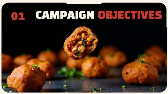 Modelo de apresentação Comida de rua indiana