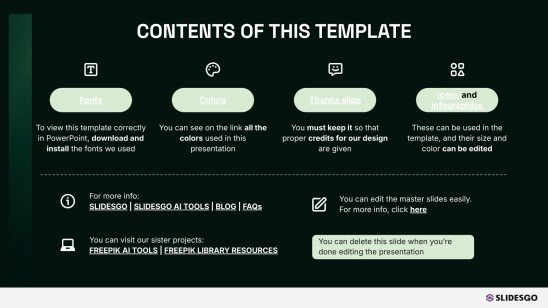 The Power of Artificial Intelligence presentation template 