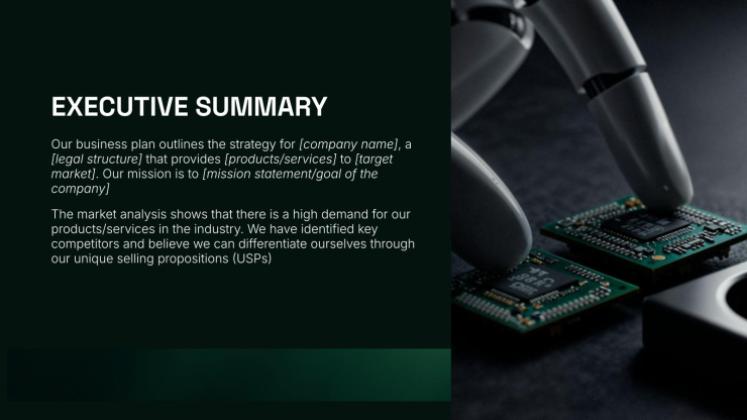 The Power of Artificial Intelligence presentation template 