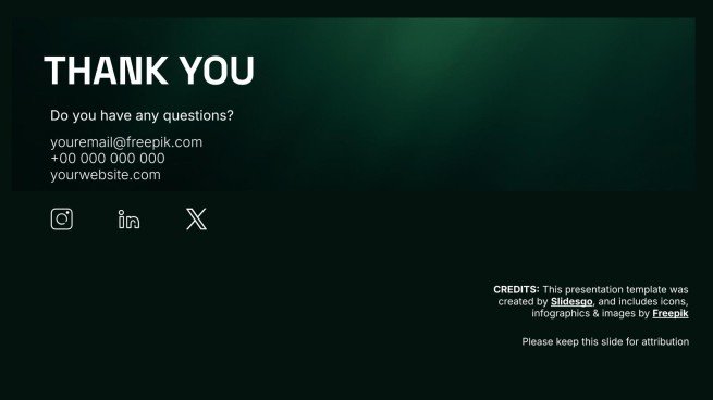 The Power of Artificial Intelligence presentation template 