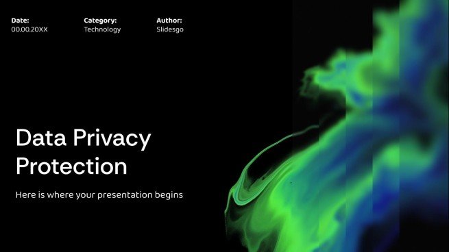 Plantilla de presentación Protección de la privacidad de datos