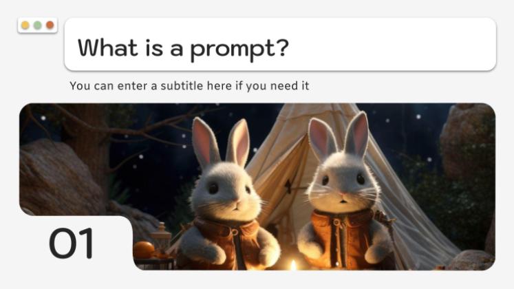 Creative Writing Prompts presentation template 