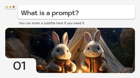 Creative Writing Prompts presentation template 