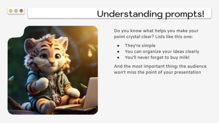 Creative Writing Prompts presentation template 