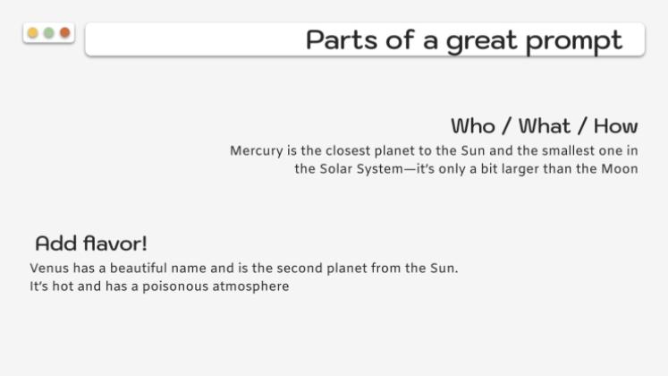 Creative Writing Prompts presentation template 