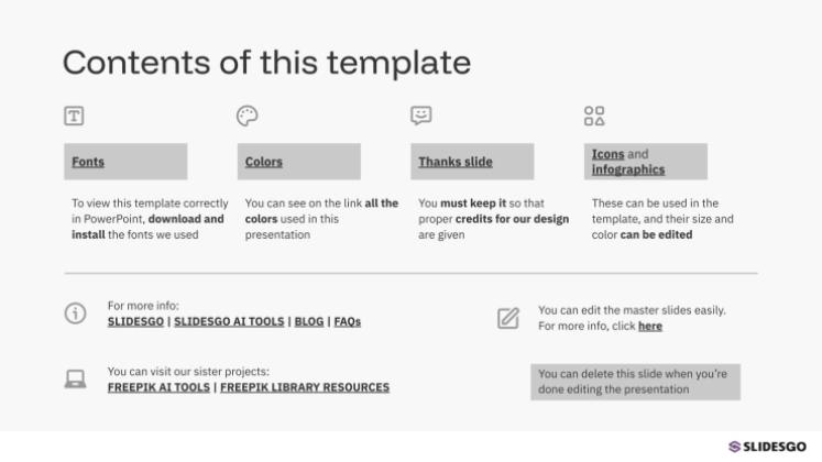 Career Overview presentation template 