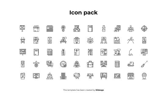 효과적인 선형 인포그래픽 프레젠테이션 템플릿
