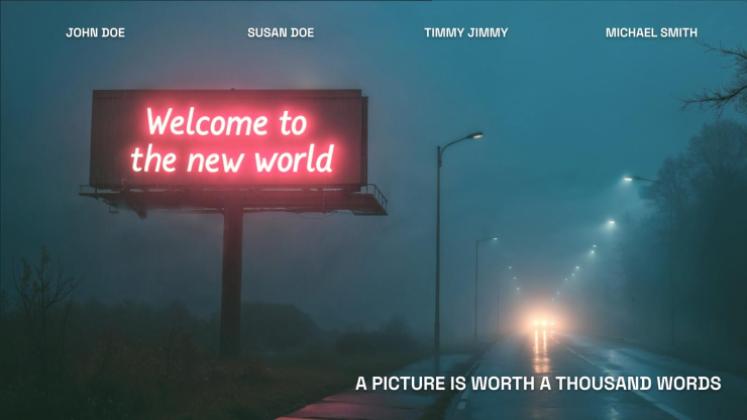 Dystopian Movie presentation template 