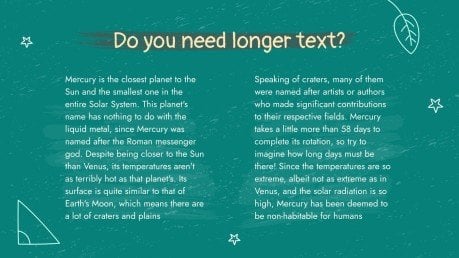 Chalkboard Background Theme for Elementary presentation template 