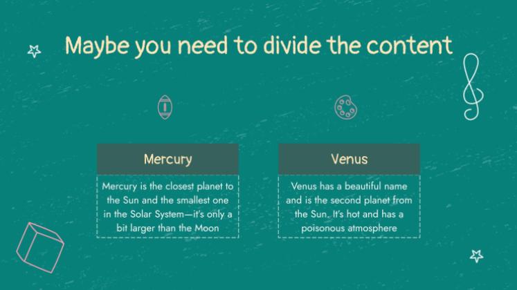 Chalkboard Background Theme for Elementary presentation template 