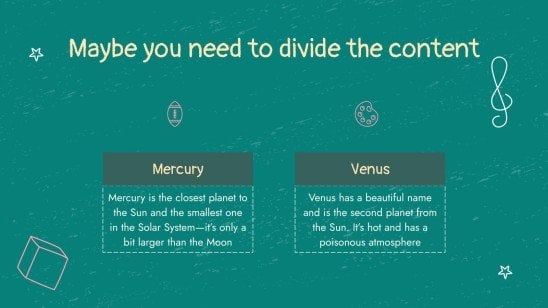 Chalkboard Background Theme for Elementary presentation template 