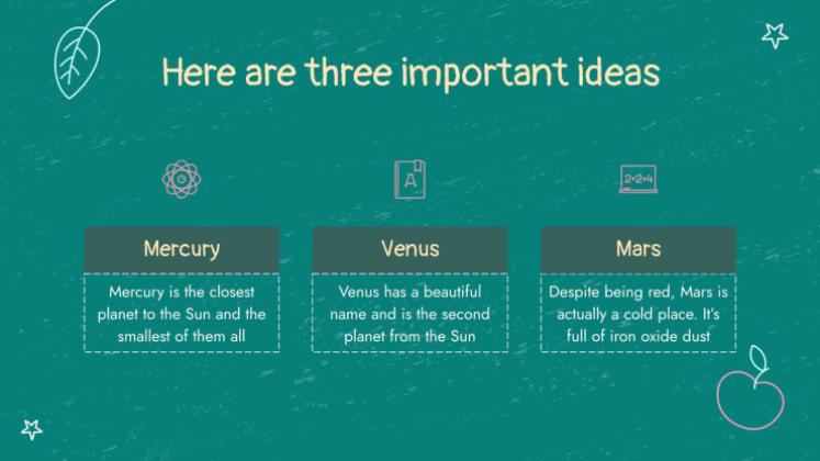 Chalkboard Background Theme for Elementary presentation template 