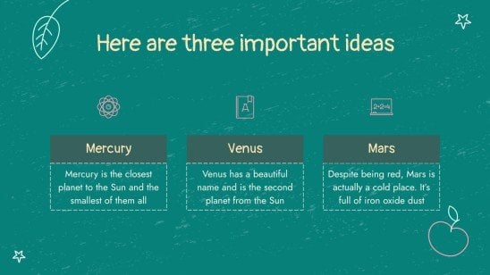 Chalkboard Background Theme for Elementary presentation template 