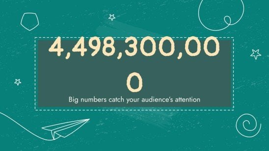 Chalkboard Background Theme for Elementary presentation template 