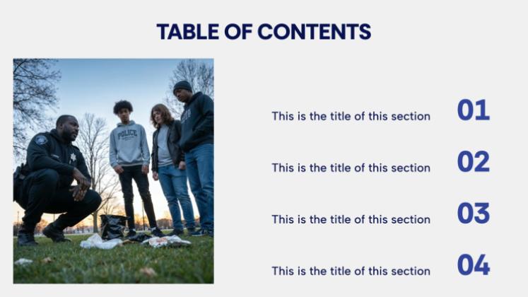 Gemeindepolizei Präsentationsvorlage