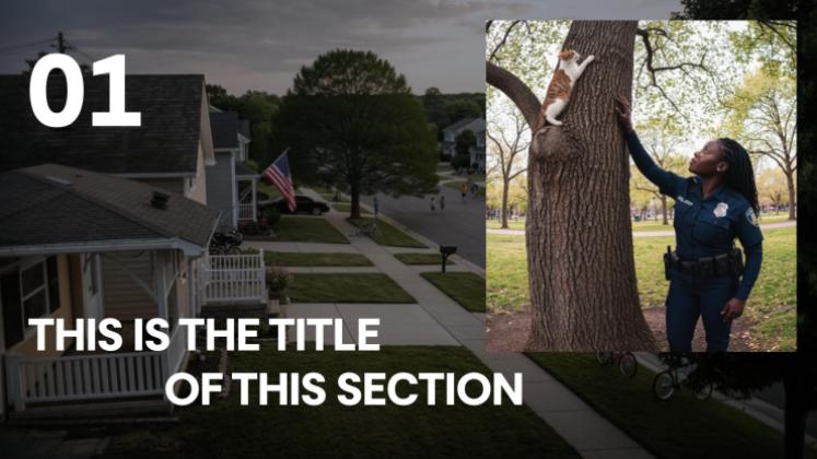 Gemeindepolizei Präsentationsvorlage