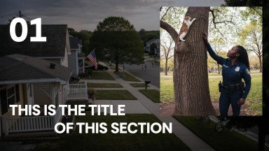 Gemeindepolizei Präsentationsvorlage