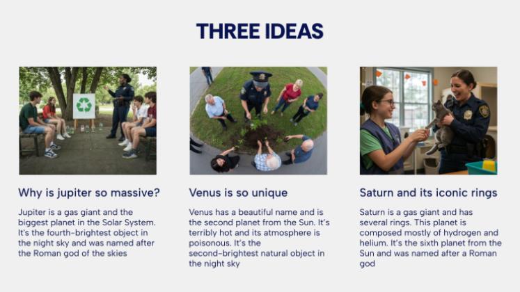 Gemeindepolizei Präsentationsvorlage