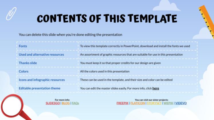 Outdoor Science Lesson presentation template 
