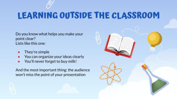 Leçon de sciences en plein air Modèles de présentation