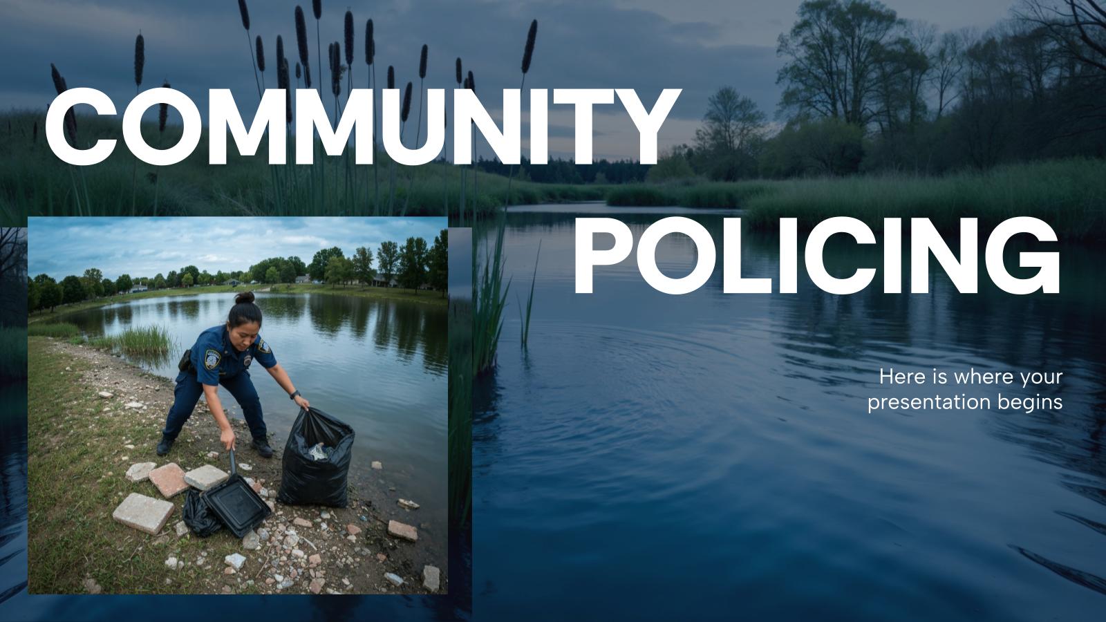 Community Policing presentation template 