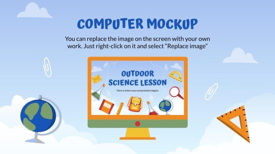 Leçon de sciences en plein air Modèles de présentation