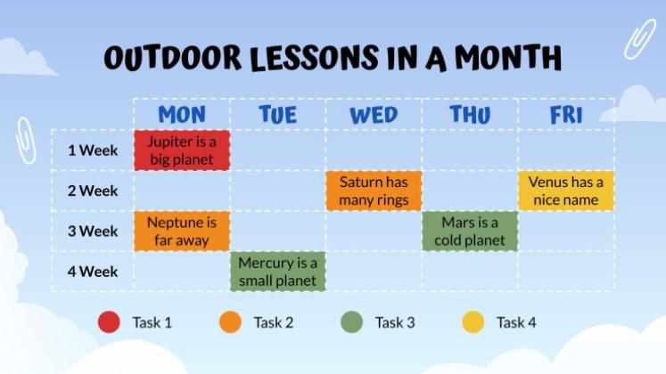 Leçon de sciences en plein air Modèles de présentation