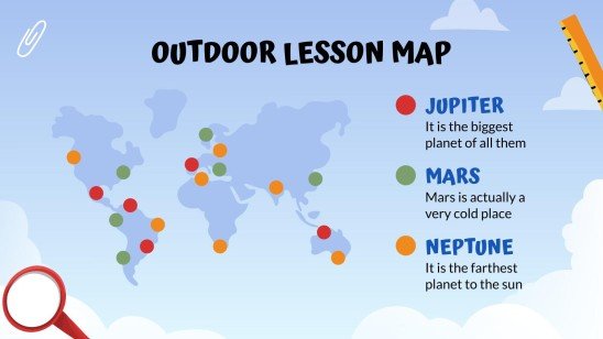 Leçon de sciences en plein air Modèles de présentation