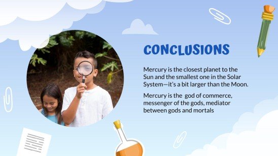 Leçon de sciences en plein air Modèles de présentation