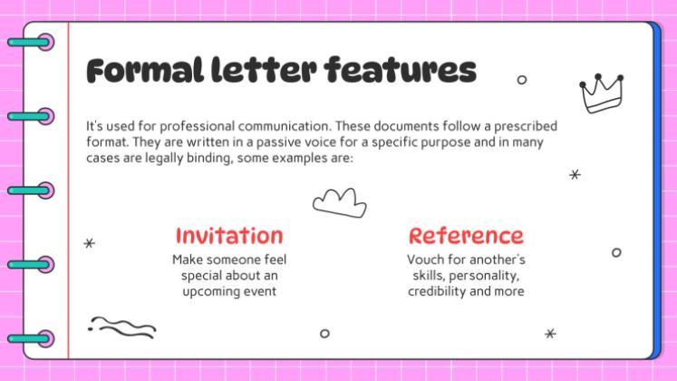 Arts du langage pour l'élémentaire : Étapes de la rédaction d'une lettre Modèles de présentation