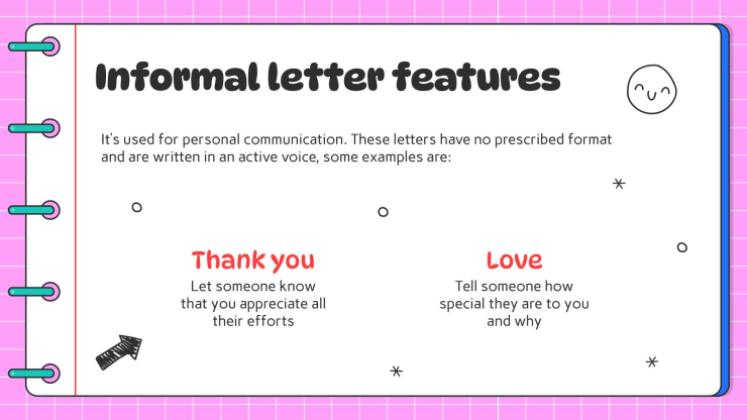 Arts du langage pour l'élémentaire : Étapes de la rédaction d'une lettre Modèles de présentation