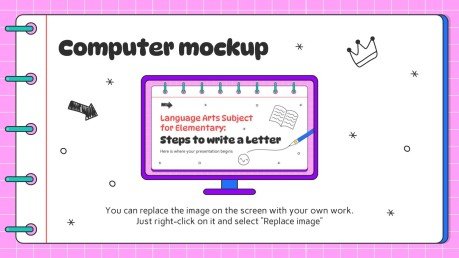 Arts du langage pour l'élémentaire : Étapes de la rédaction d'une lettre Modèles de présentation