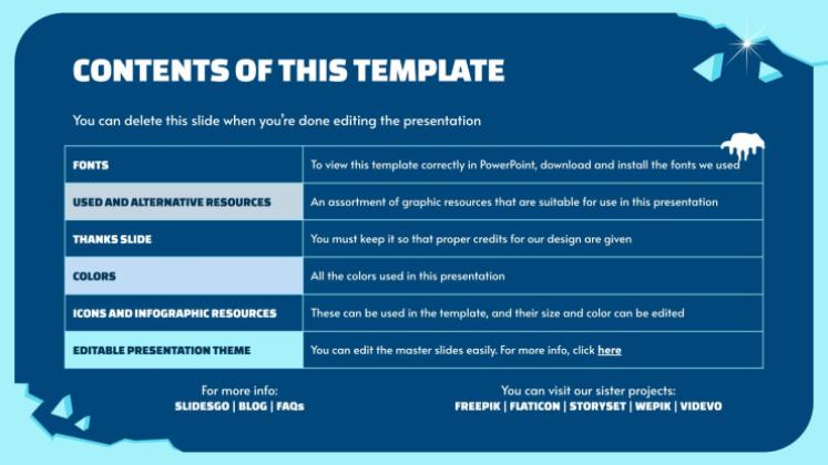 Snow Sculpting Week presentation template 