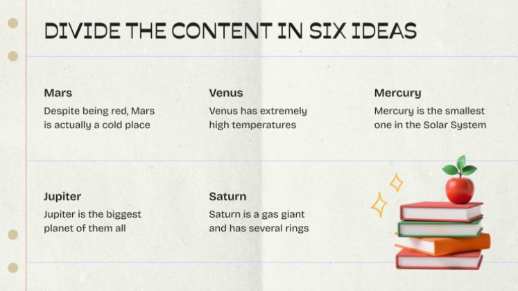 학교 필수품 프레젠테이션 템플릿