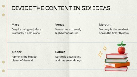 학교 필수품 프레젠테이션 템플릿