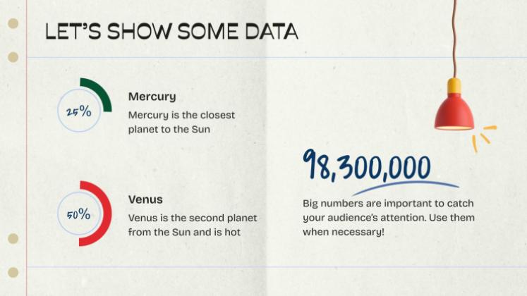 학교 필수품 프레젠테이션 템플릿