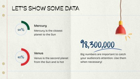 학교 필수품 프레젠테이션 템플릿
