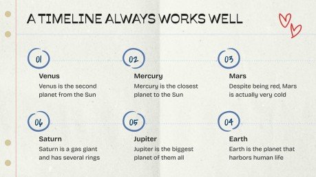 학교 필수품 프레젠테이션 템플릿