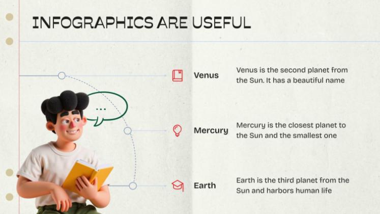 학교 필수품 프레젠테이션 템플릿