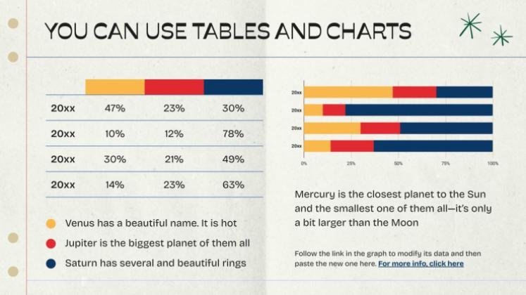 학교 필수품 프레젠테이션 템플릿