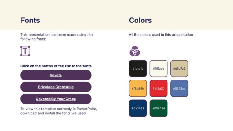 학교 필수품 프레젠테이션 템플릿