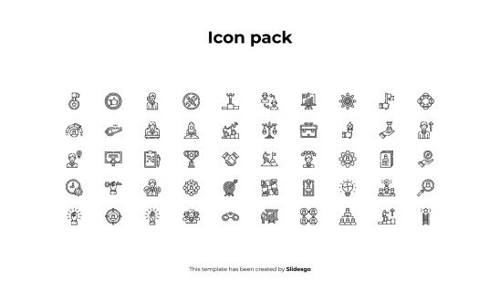 화살표 인포그래픽 프레젠테이션 템플릿