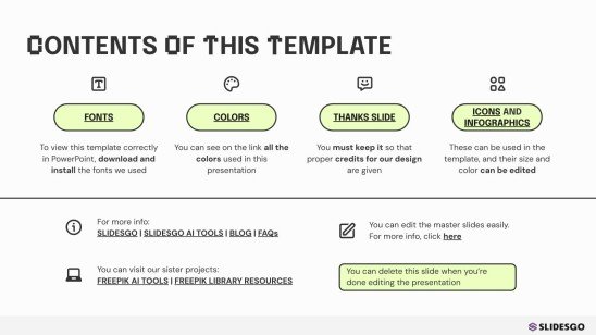 더운 날을 위한 과학 실험 프레젠테이션 템플릿
