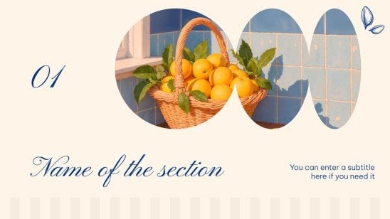 Plantilla de presentación La dieta mediterránea