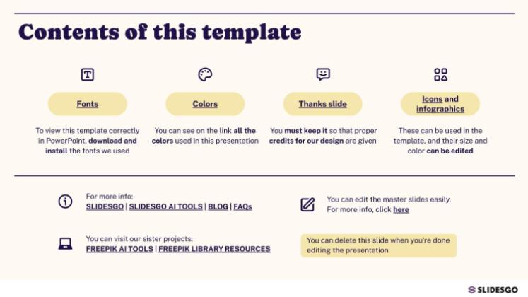 Summer Study Hacks presentation template 