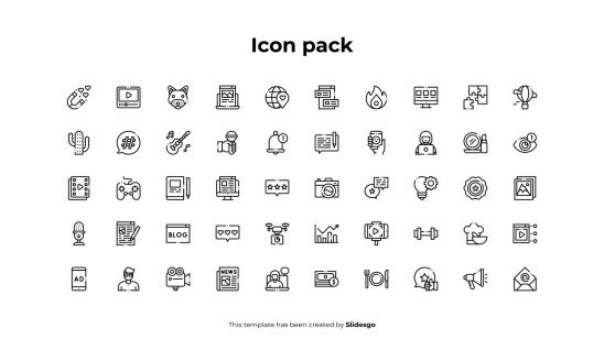 Plantilla de presentación Infografías de la línea de tiempo de la estrategia de contenido