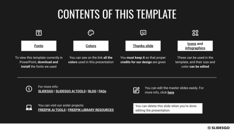 Horror Movie presentation template 