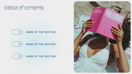 Plantilla de presentación Viajes y turismo en verano