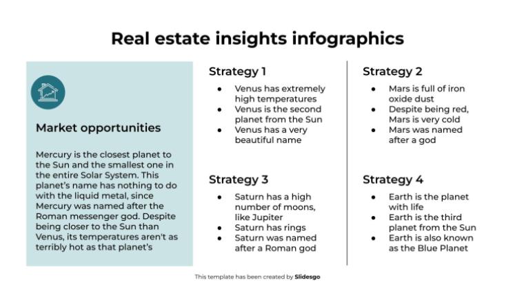 부동산 통찰력 인포그래픽 프레젠테이션 템플릿