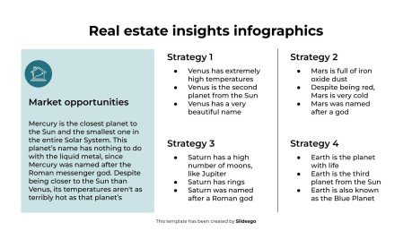 부동산 통찰력 인포그래픽 프레젠테이션 템플릿